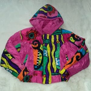 Vintage 90’s Silk Graphic Bomber Jacket